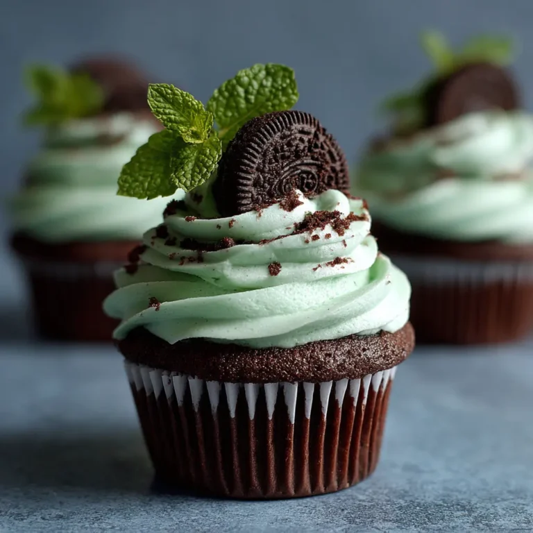 St Patrick’s Day mini Oreo cupcakes with green frosting