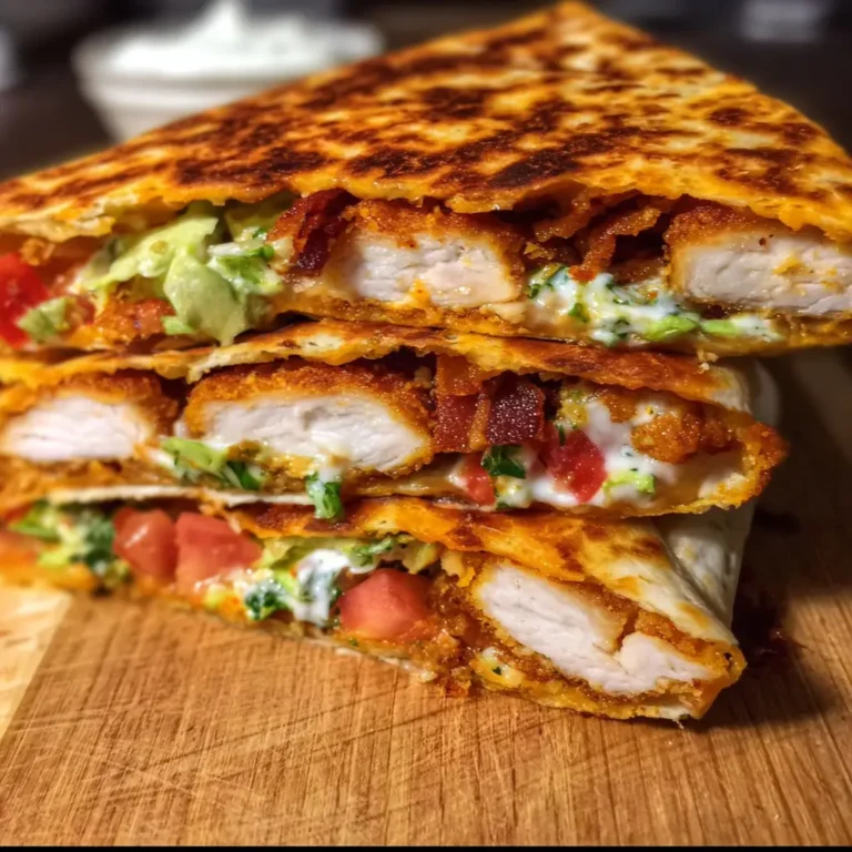 crispy chicken crunch wrap with melted cheese