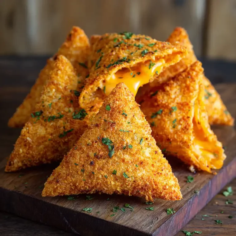 Cheese Stuffed Doritos crispy coating with melted cheese inside