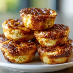 Homemade McGriddle Muffins with pancake base sausage eggs and melted cheese
