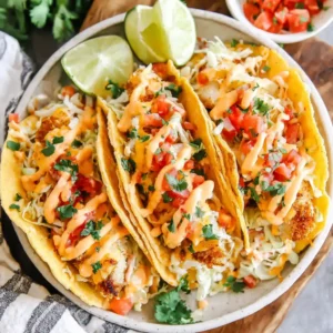 Best Fish Tacos with cabbage and sauce