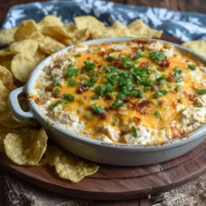 Ranch Crack Chicken Dip with melted cheese and shredded chicken creamy texture